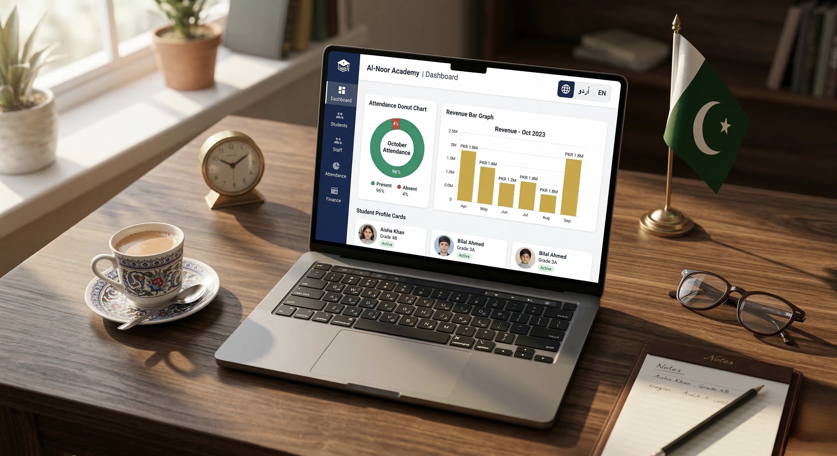 PakEducate School Website and Verified Directory dashboard